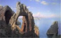 Natural Arch at Capri scenery Luminism William Stanley Haseltine